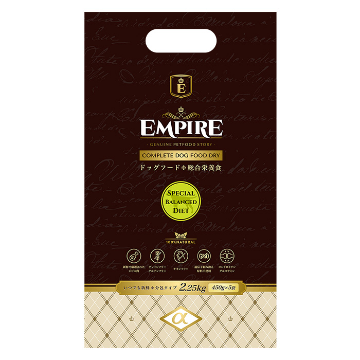 EMPIRE SPECIAL BALANCED DIET  Complete Dog Dry Food EMPIRE DOGDRY スペシャルバランスダイエット 小粒2.25kg画像